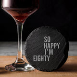 Round Slate Coaster
