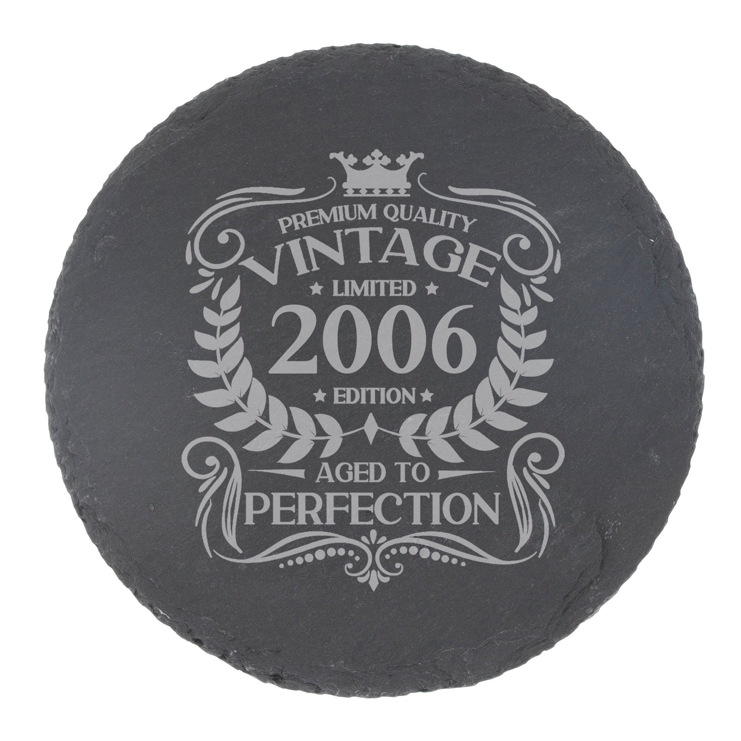 Round Slate Coaster