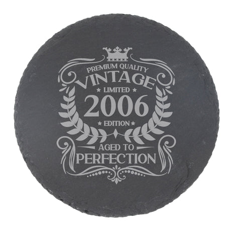 Round Slate Coaster
