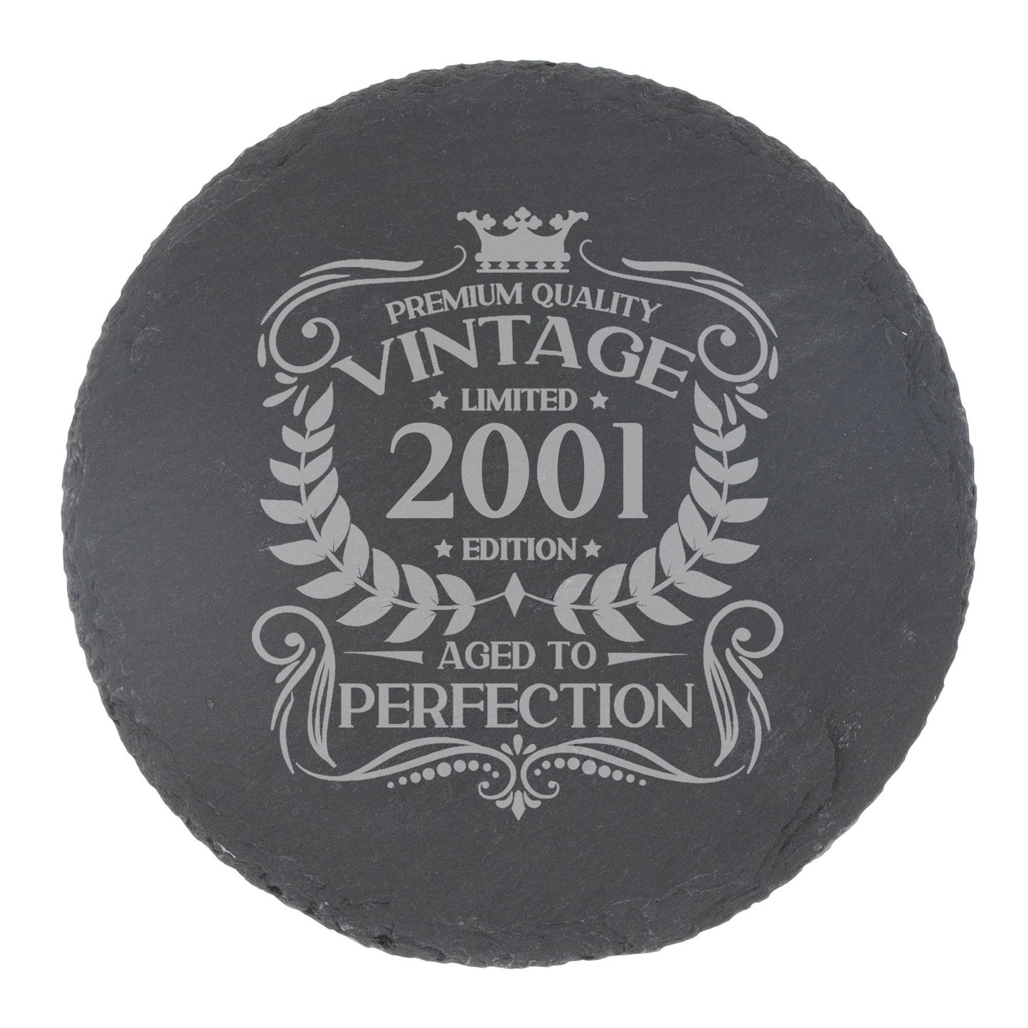 Round Slate Coaster