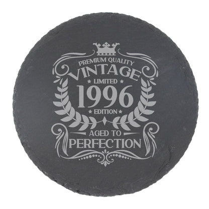 Round Slate Coaster