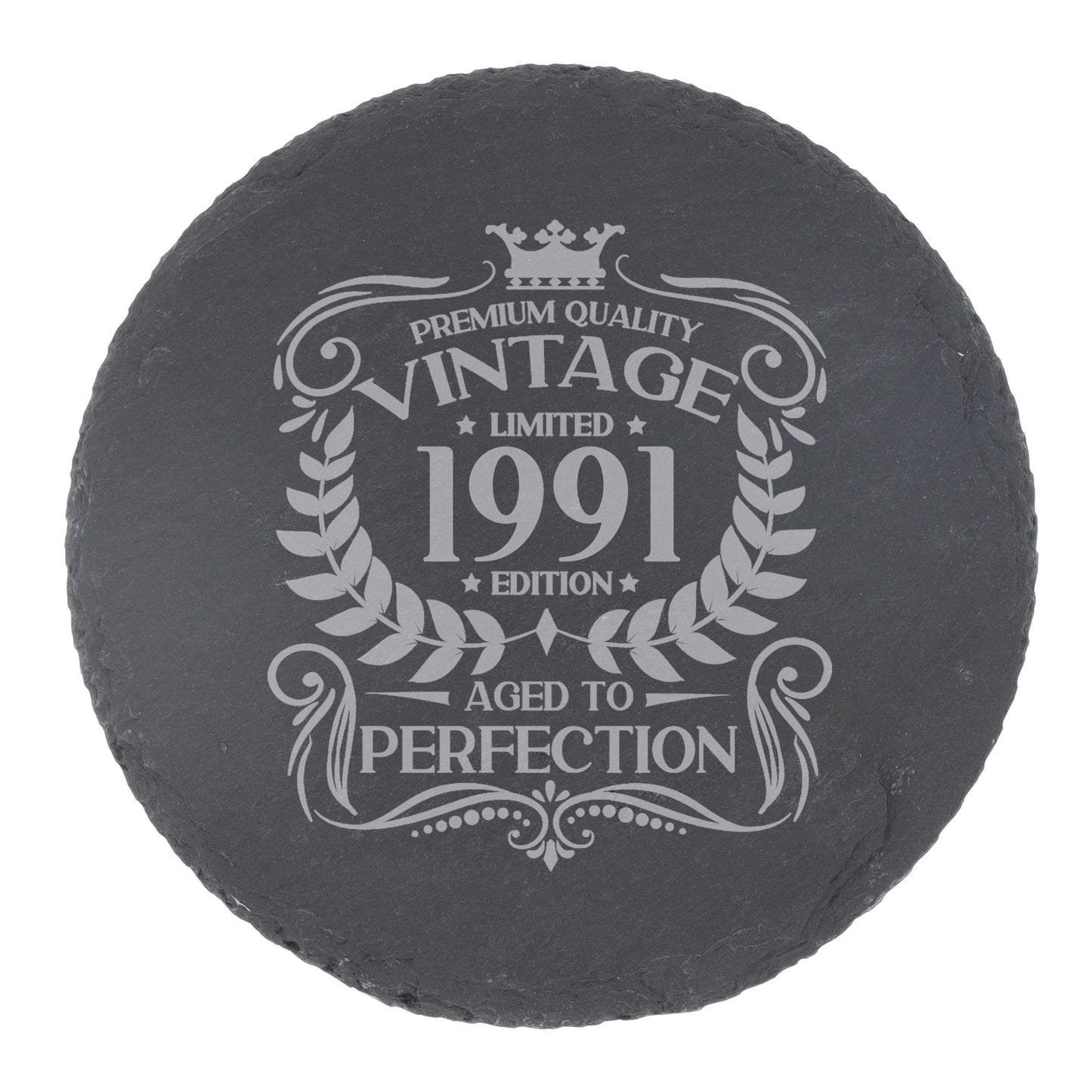 Round Slate Coaster