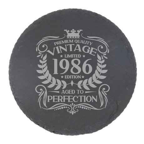 Round Slate Coaster