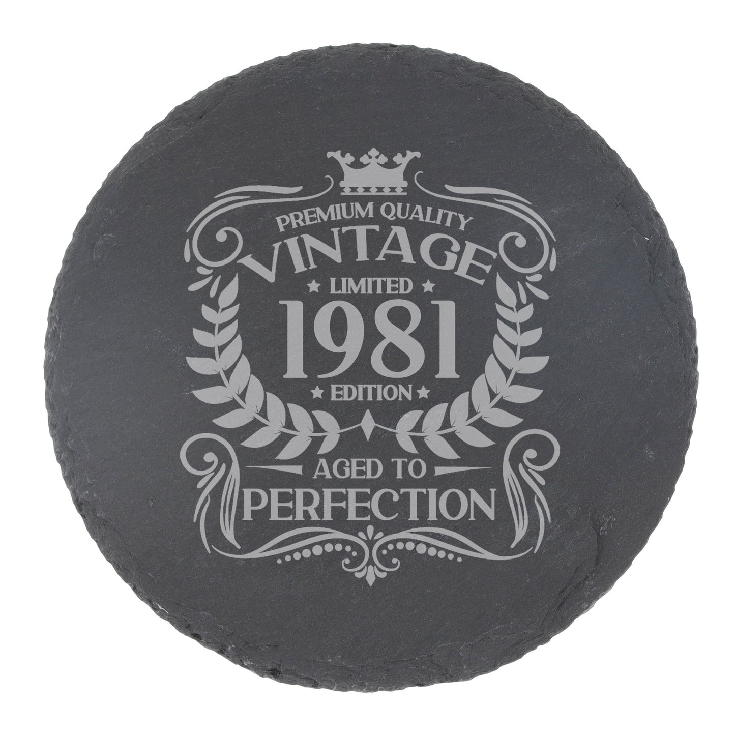 Round Slate Coaster