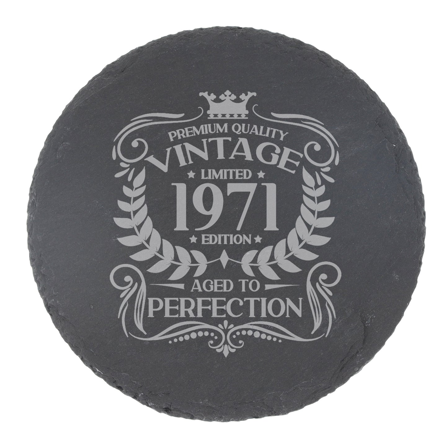 Round Slate Coaster