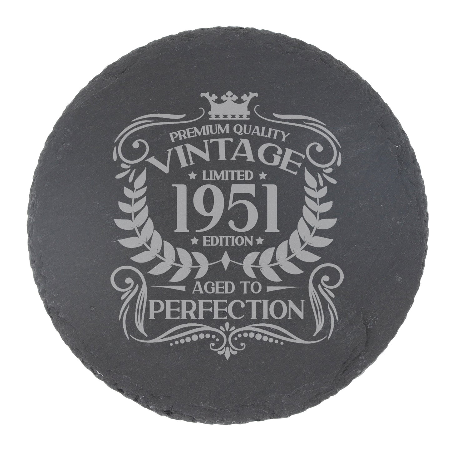 Round Slate Coaster