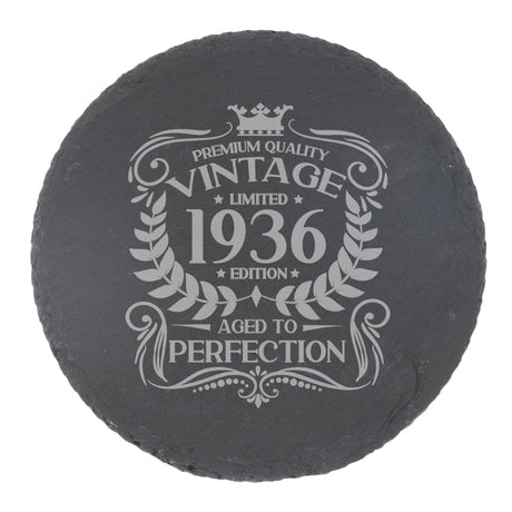 Round Slate Coaster