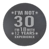 Round Slate Coaster