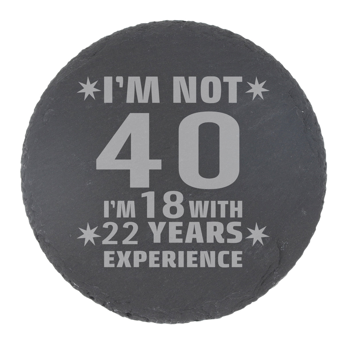 Round Slate Coaster