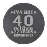 Round Slate Coaster