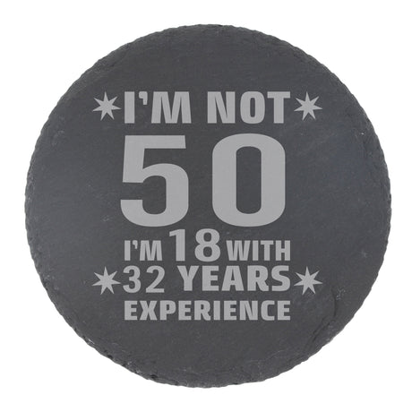 Round Slate Coaster