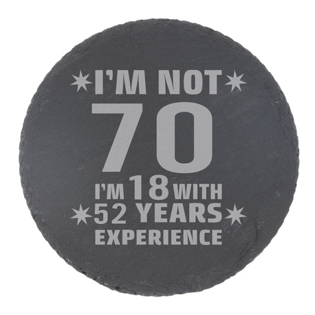 Round Slate Coaster