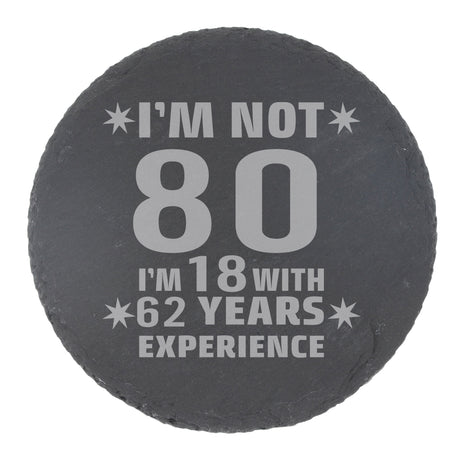Round Slate Coaster
