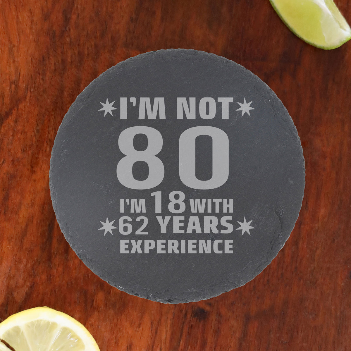 Round Slate Coaster