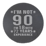 Round Slate Coaster