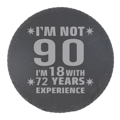 Round Slate Coaster
