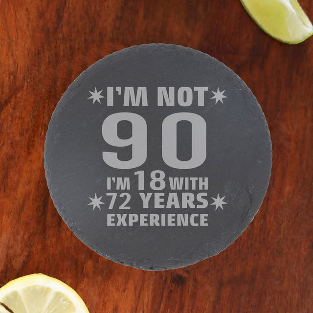 Round Slate Coaster