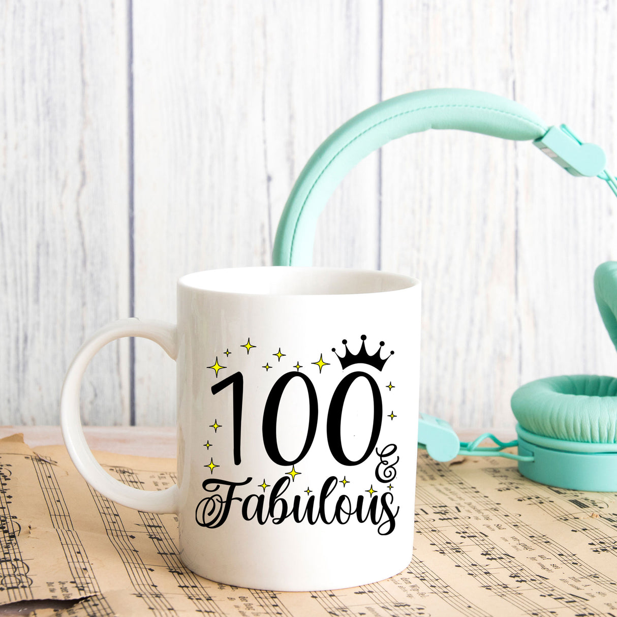 100 and Fabulous 100th Birthday Coffee Mug for Tea or Coffee