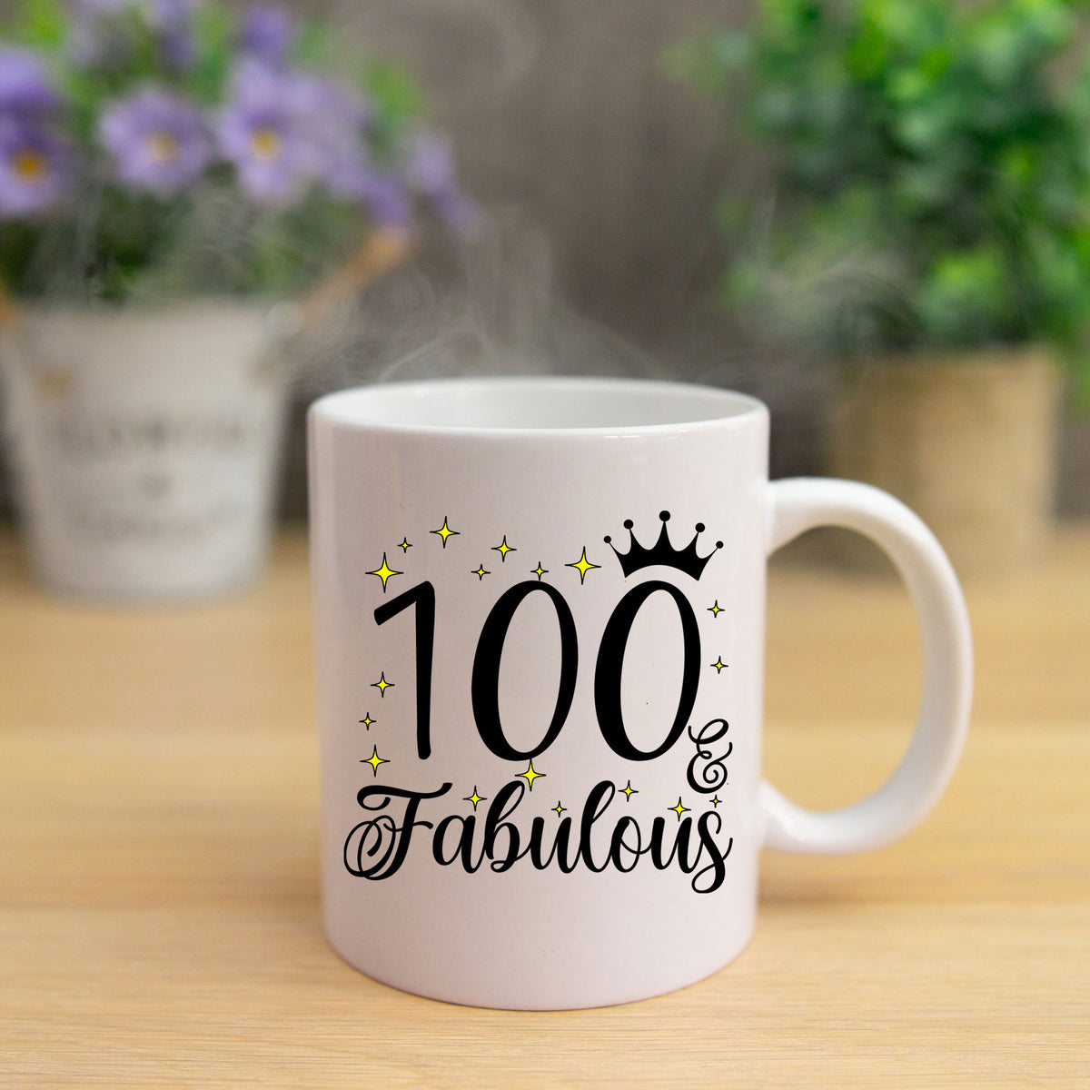 100 and Fabulous 100th Birthday Coffee Mug for Tea or Coffee