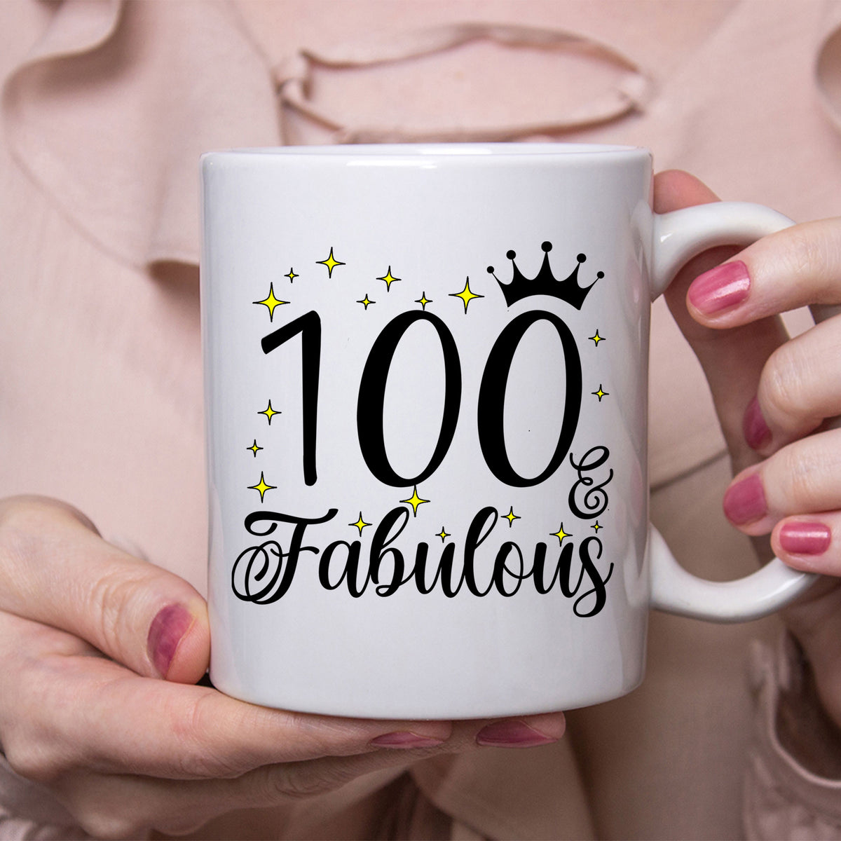 100 and Fabulous 100th Birthday Coffee Mug for Tea or Coffee