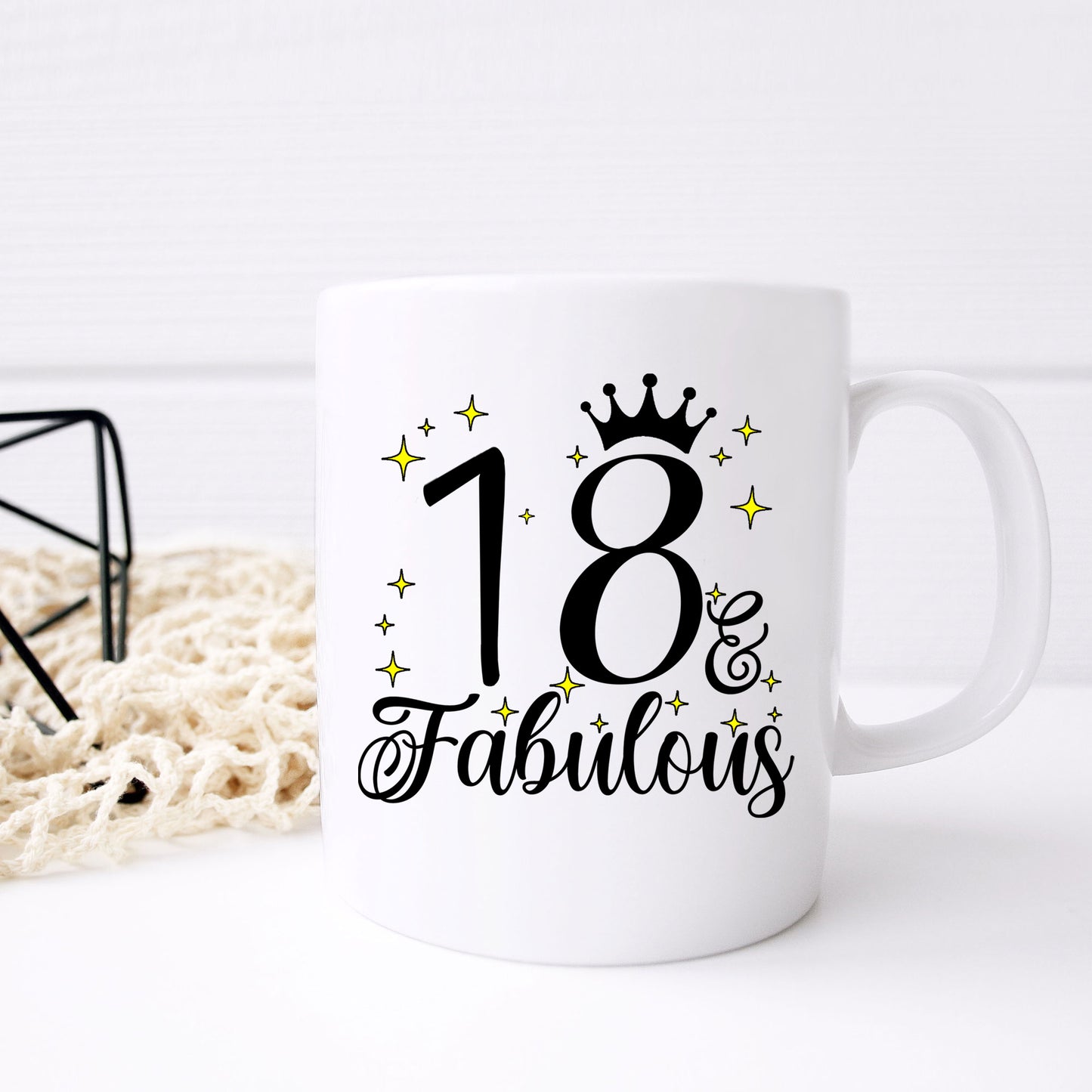 18 and Fabulous 18th Birthday Coffee Mug for Tea or Coffee