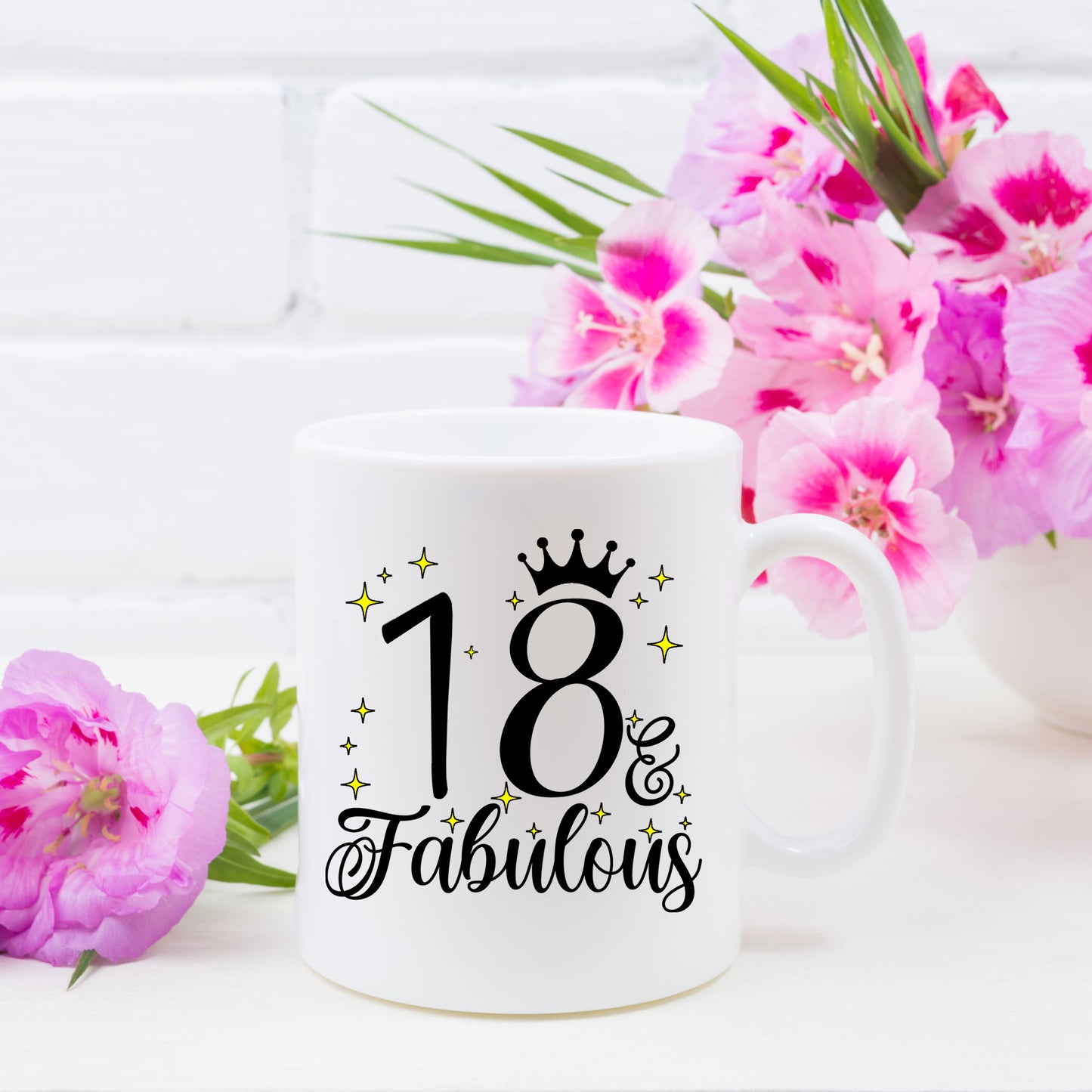 18 and Fabulous 18th Birthday Coffee Mug for Tea or Coffee