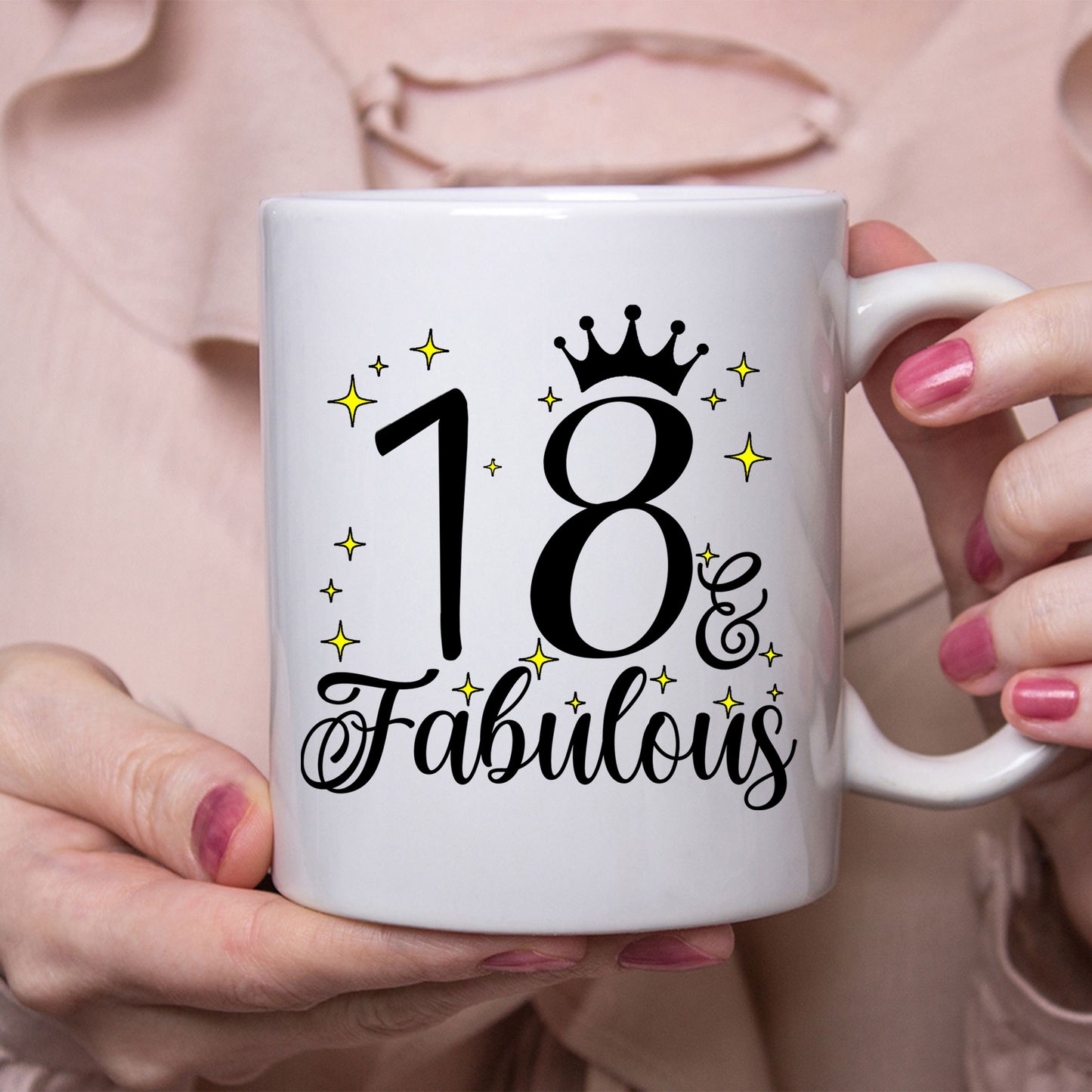18 and Fabulous 18th Birthday Coffee Mug for Tea or Coffee