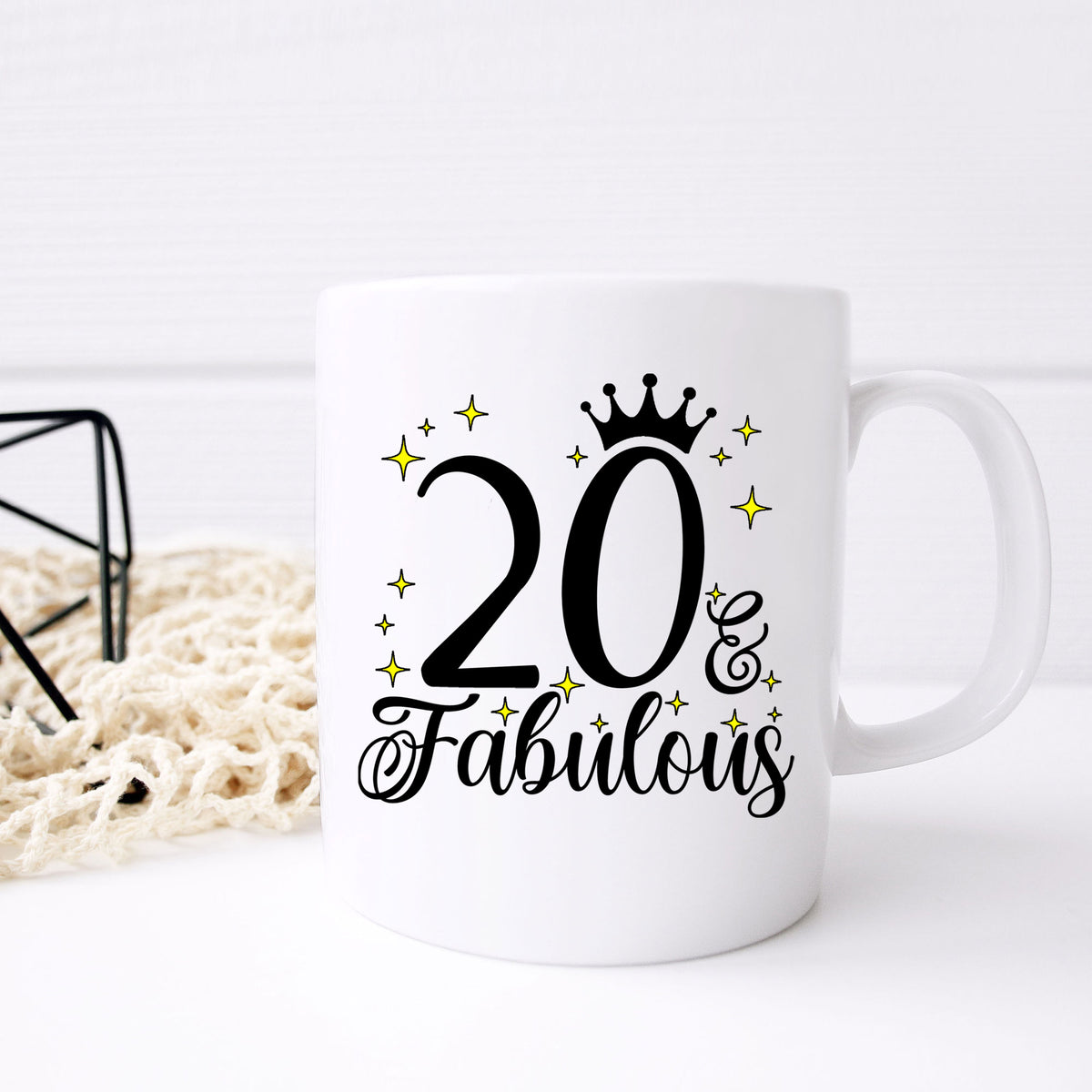 20 and Fabulous 20th Birthday Coffee Mug for Tea or Coffee