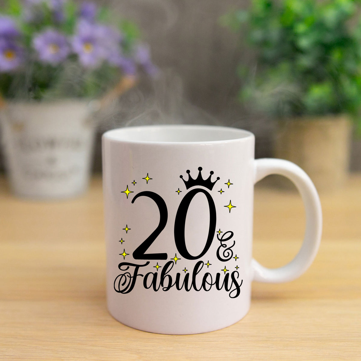 20 and Fabulous 20th Birthday Coffee Mug for Tea or Coffee