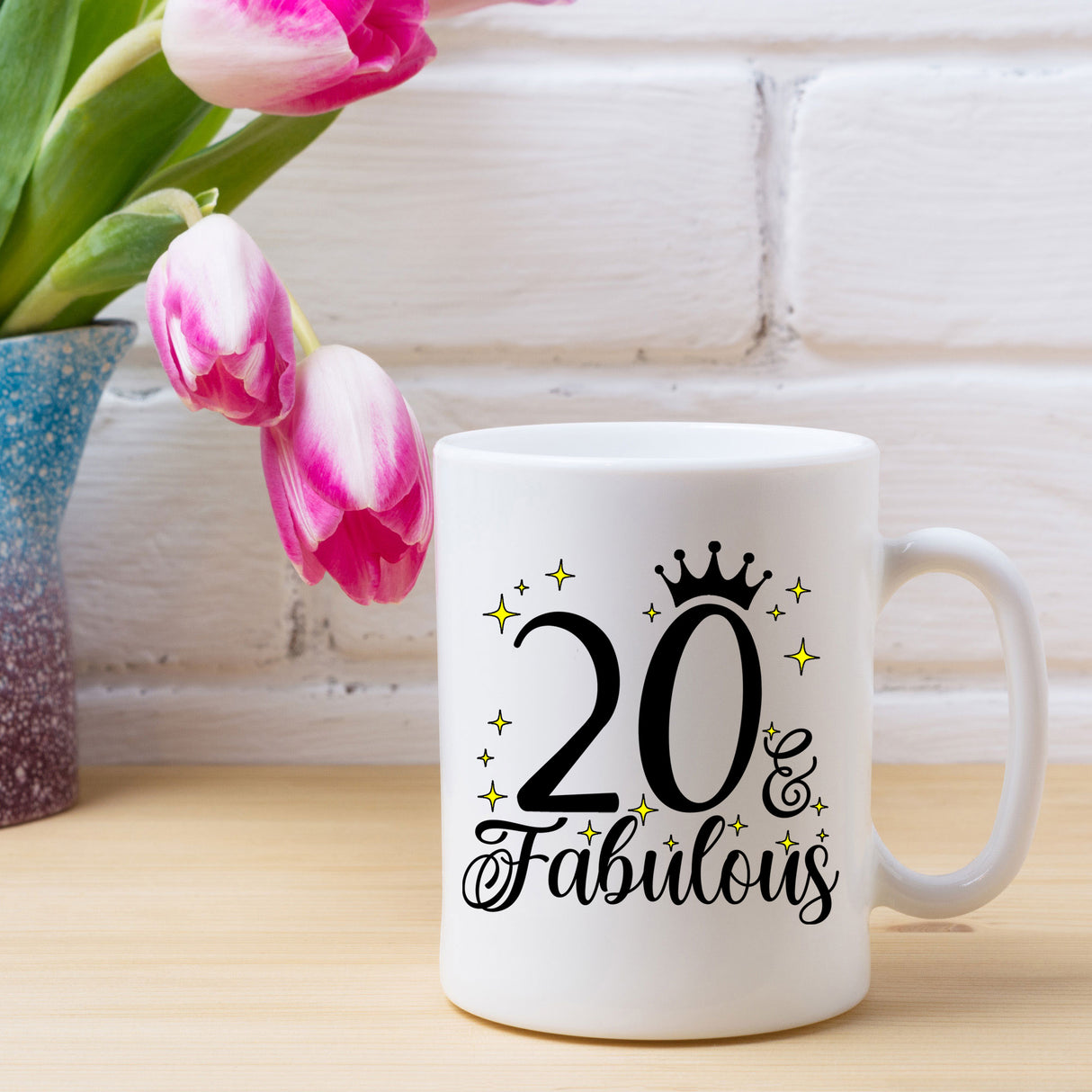20 and Fabulous 20th Birthday Coffee Mug for Tea or Coffee
