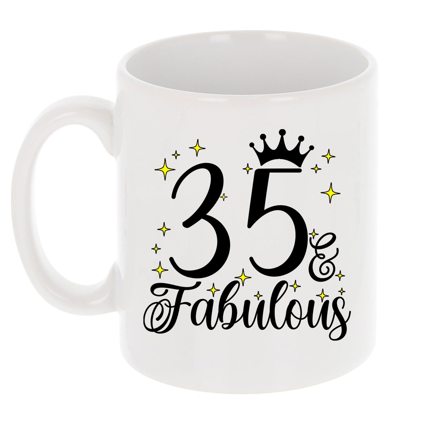 35 and Fabulous 35th Birthday Coffee Mug for Tea or Coffee