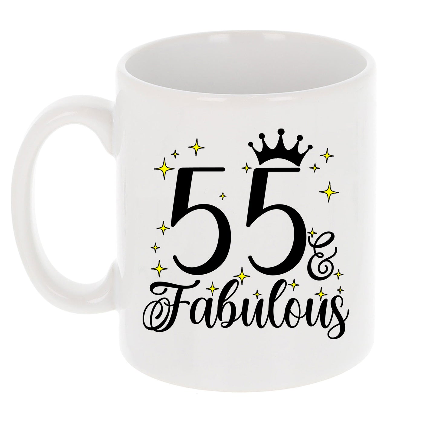 55 and Fabulous 55th Birthday Coffee Mug for Tea or Coffee
