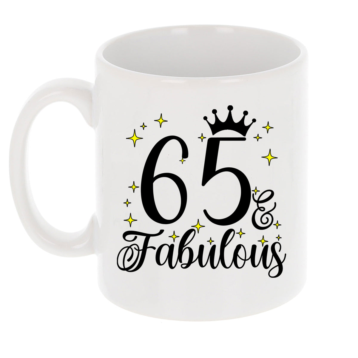 65 and Fabulous 65th Birthday Coffee Mug for Tea or Coffee