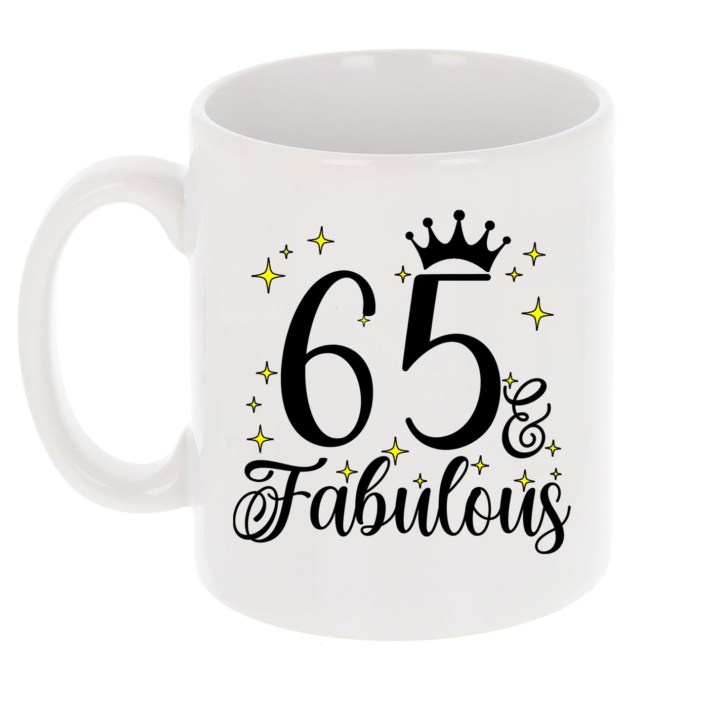 65 and Fabulous 65th Birthday Coffee Mug for Tea or Coffee