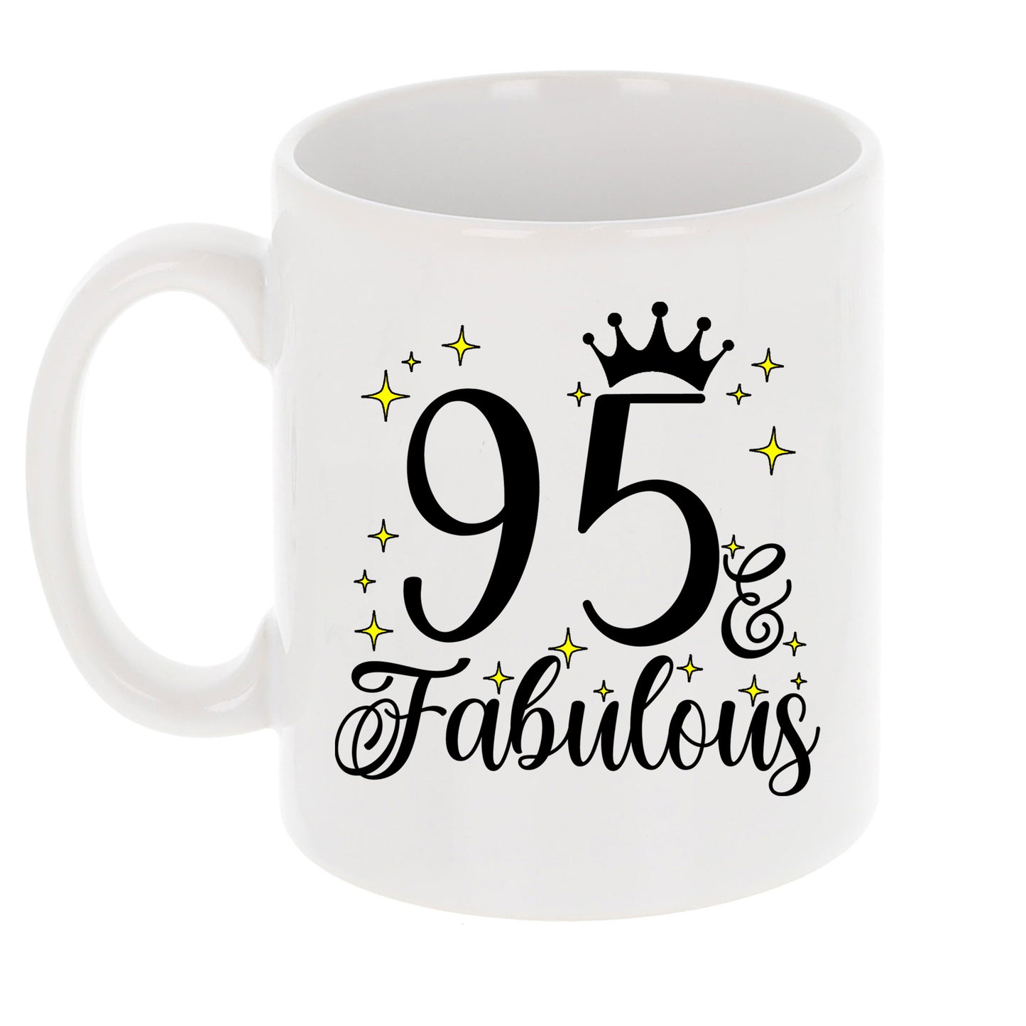 95 and Fabulous 95th Birthday Coffee Mug for Tea or Coffee