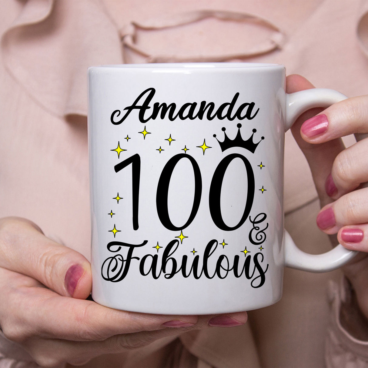 100 and Fabulous 100th Birthday Coffee Mug for Tea or Coffee