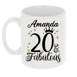 20 and Fabulous 20th Birthday Coffee Mug for Tea or Coffee
