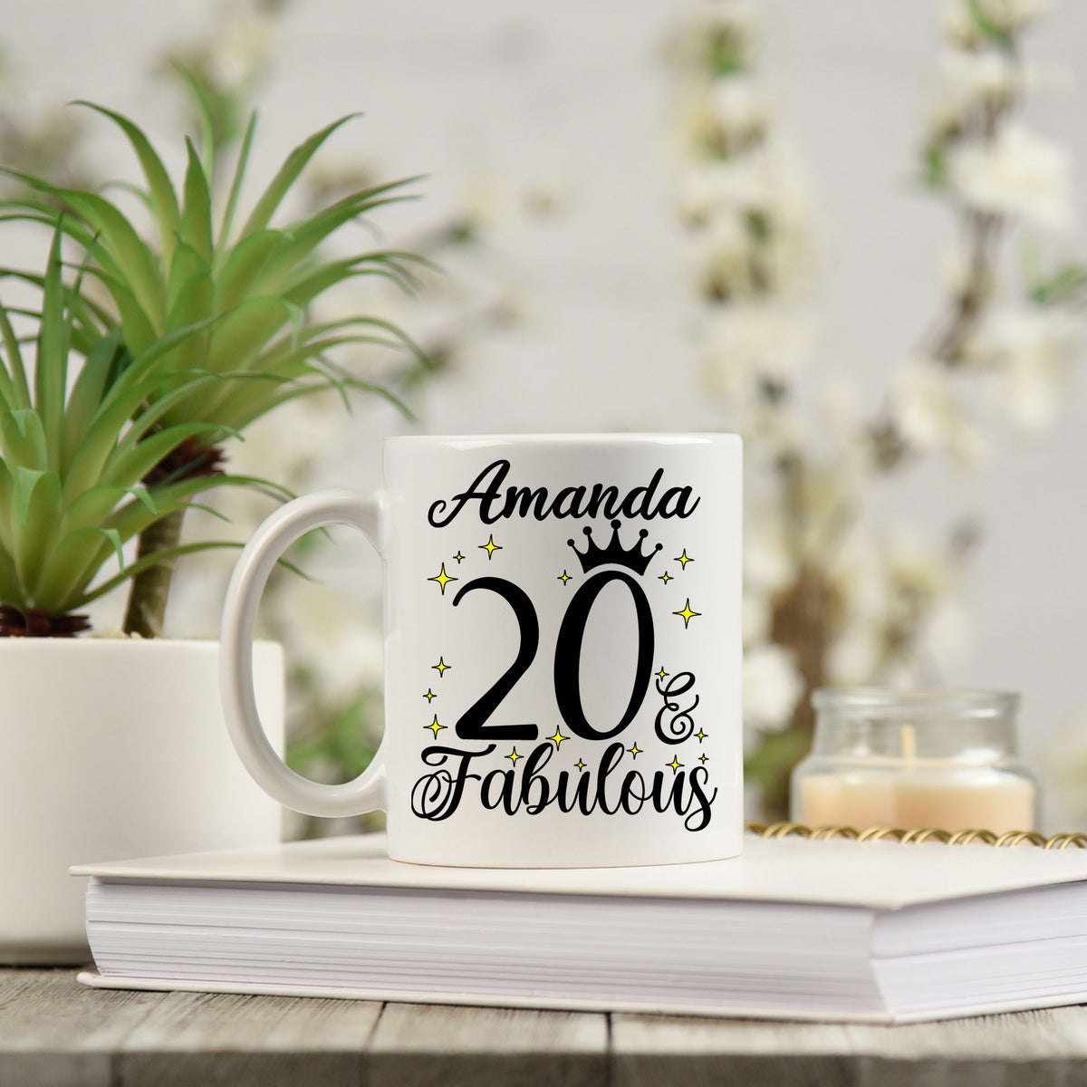 20 and Fabulous 20th Birthday Coffee Mug for Tea or Coffee