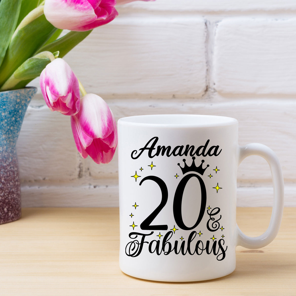 20 and Fabulous 20th Birthday Coffee Mug for Tea or Coffee