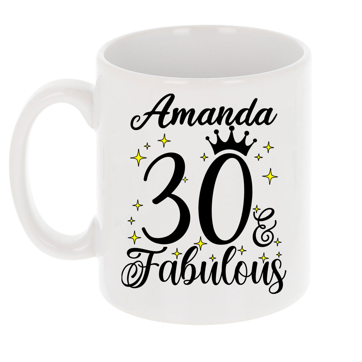 30 and Fabulous 30th Birthday Coffee Mug for Tea or Coffee