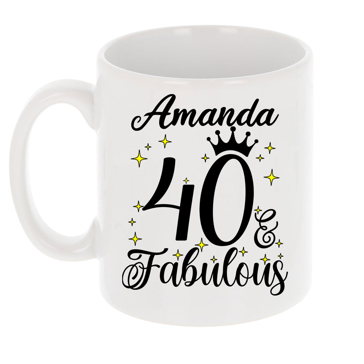 40 and Fabulous 40th Birthday Coffee Mug for Tea or Coffee