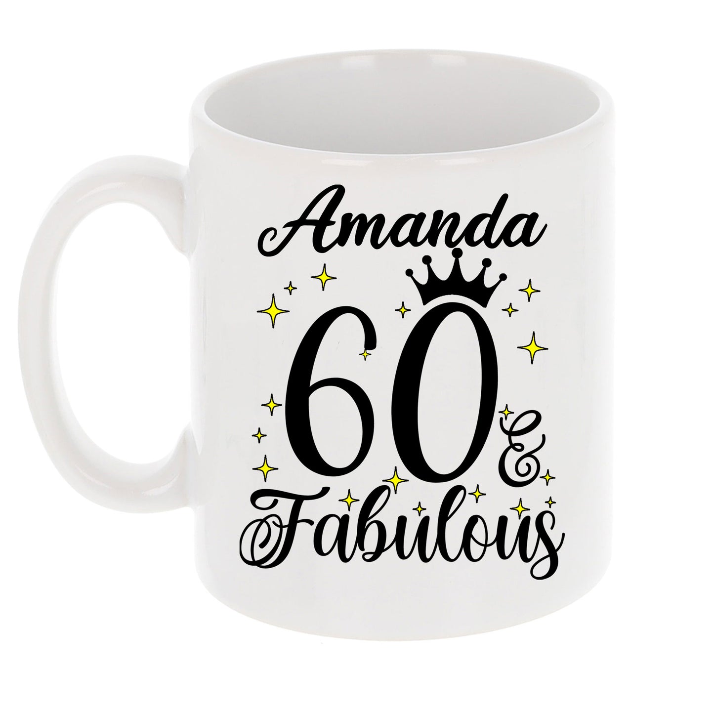 60 and Fabulous 60th Birthday Coffee Mug for Tea or Coffee