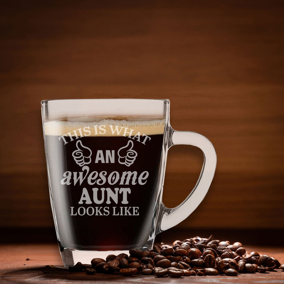Glass Coffee Mug