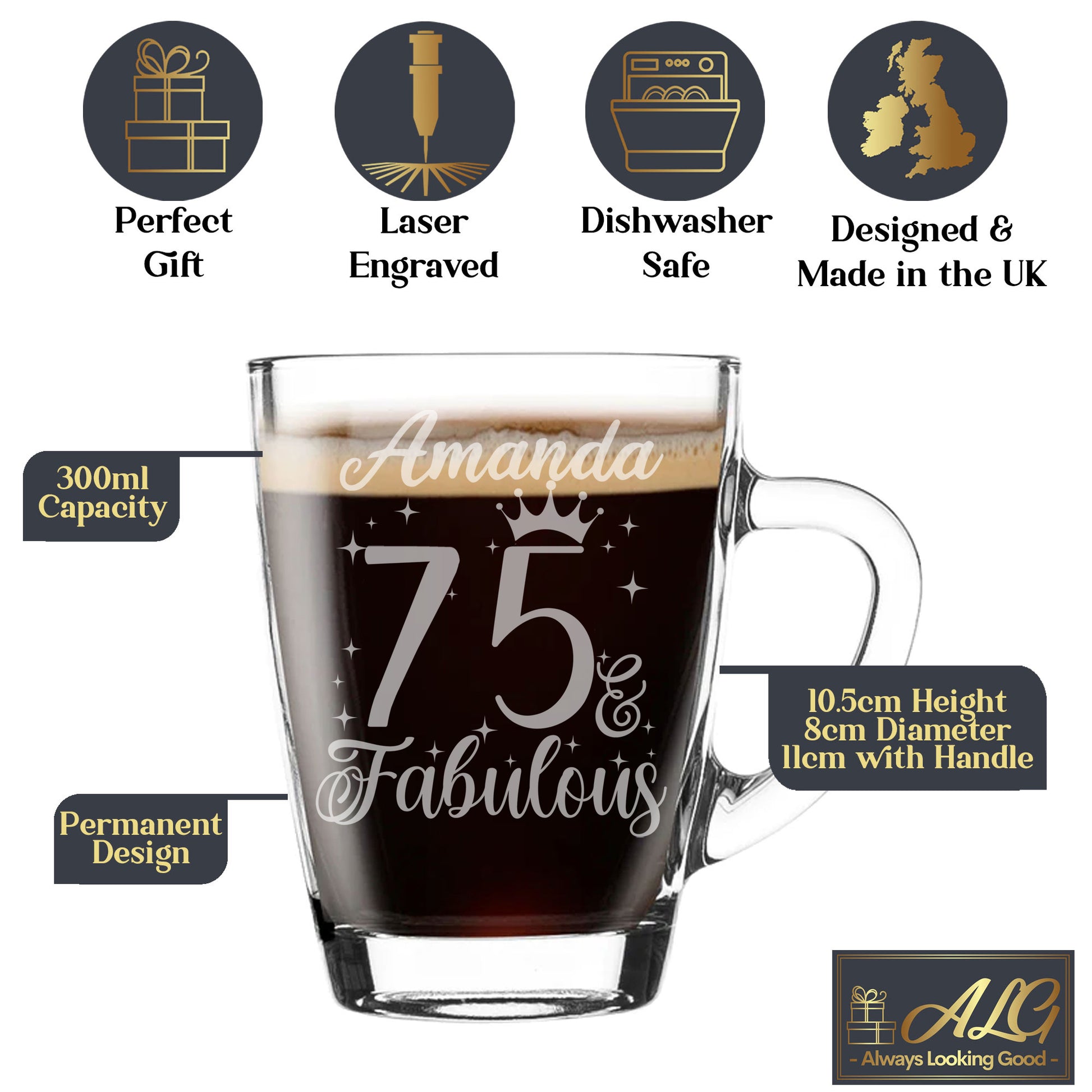 Glass Coffee Mug
