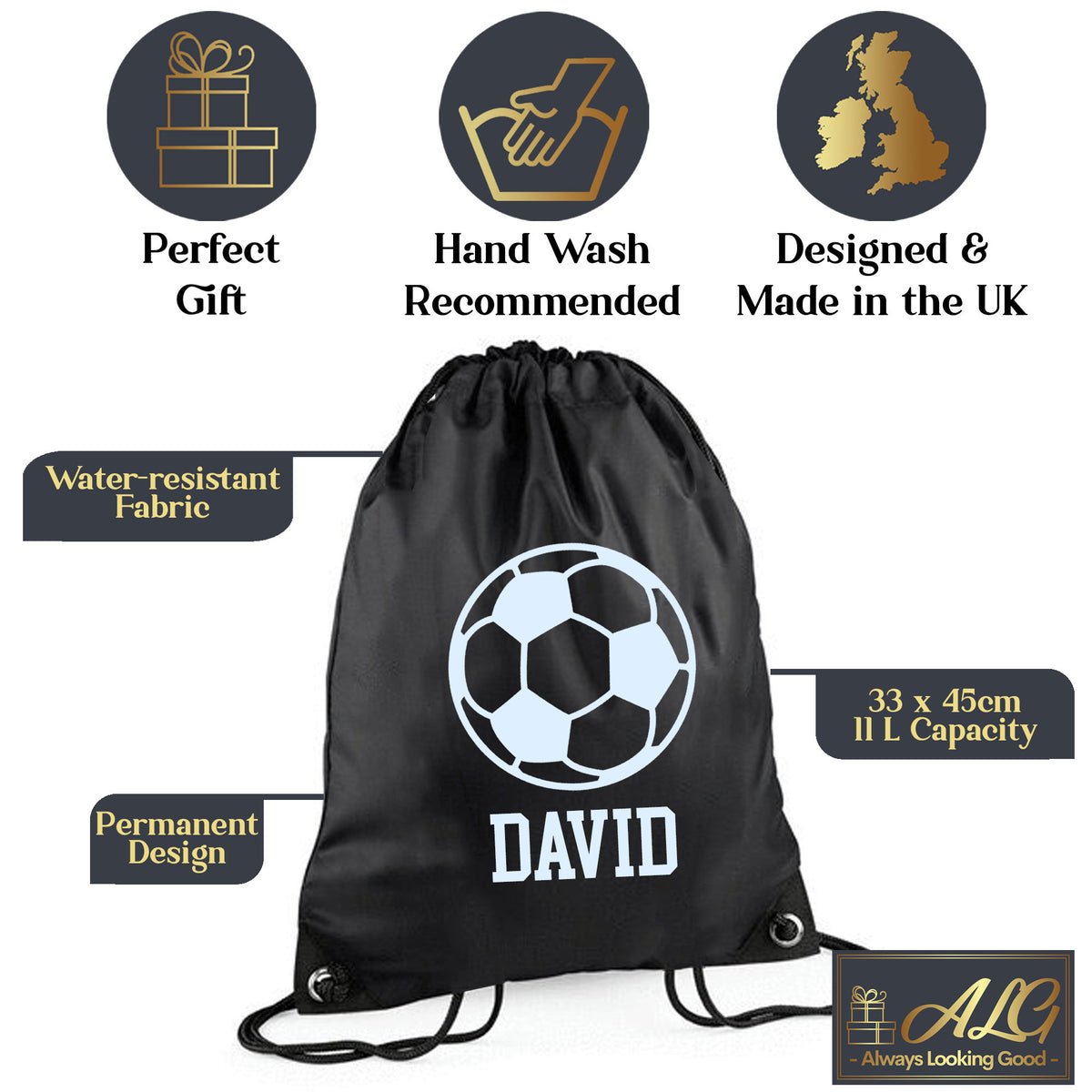 Black Gym Sac