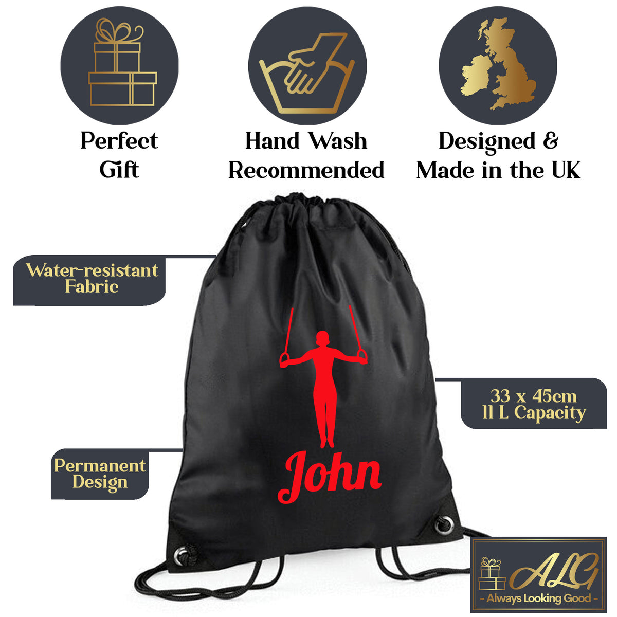 Black Gym Sac