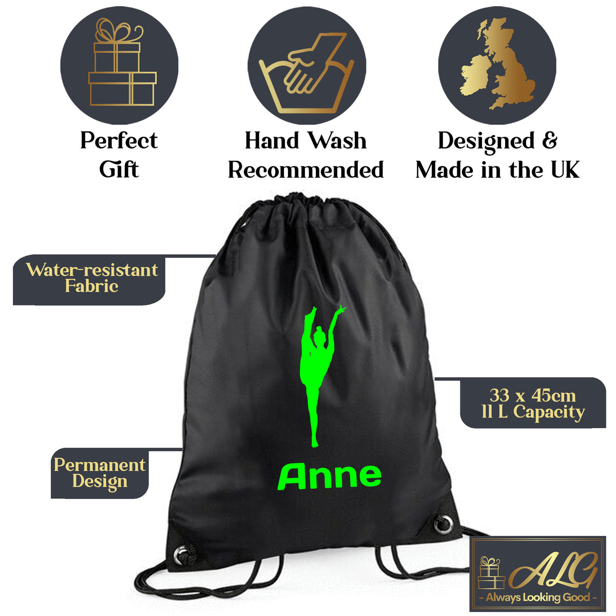 Black Gym Sac