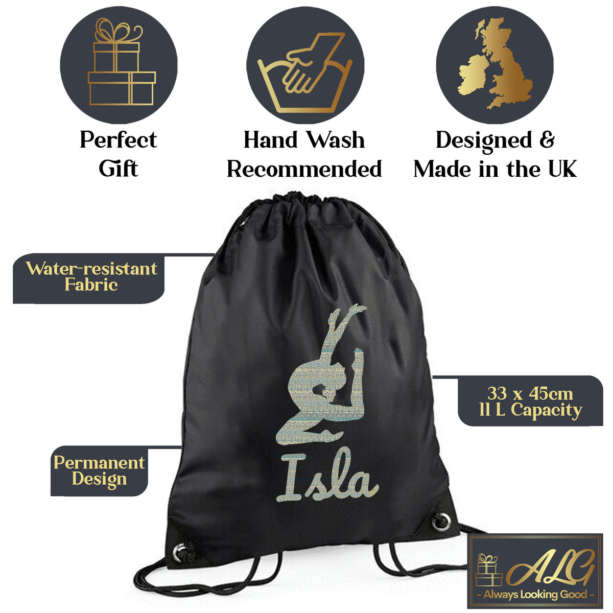 Black Gym Sac