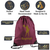 Burgundy Gym Sac