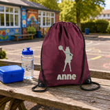 Burgundy Gym Sac
